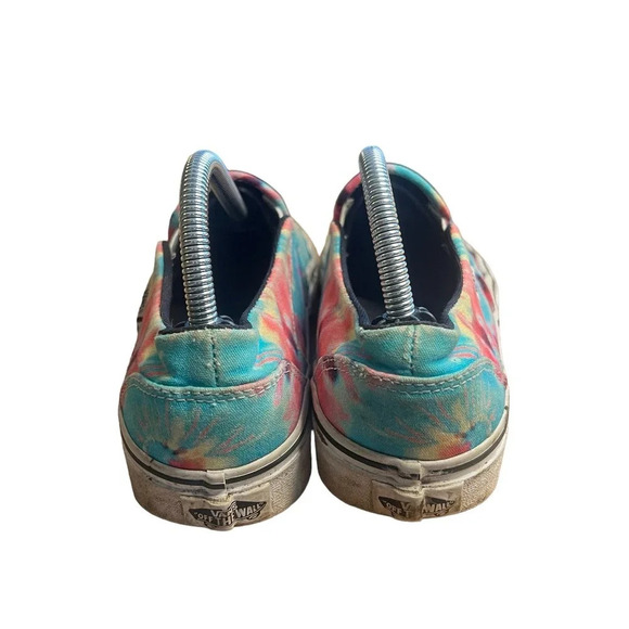 Vans Asher Slip-On Sneaker Women’s 9.5 Canvas Rainbow Tie‎ Dye Multicolor - Picture 5 of 8
